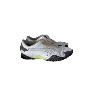 Puma Mostro Leather Sneakers White Gray Strap Y2K Women's 7.5